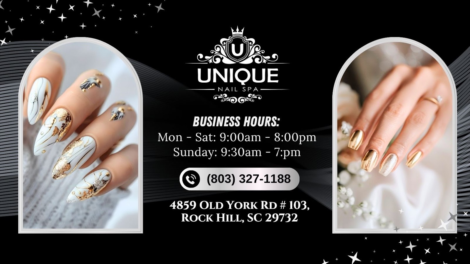 Unique Nail Spa logo